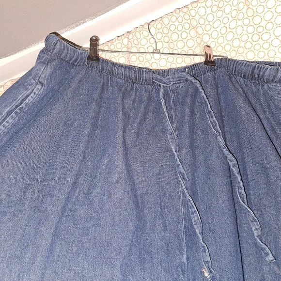 Woman Within Denim Skirt - Picture 7 of 8